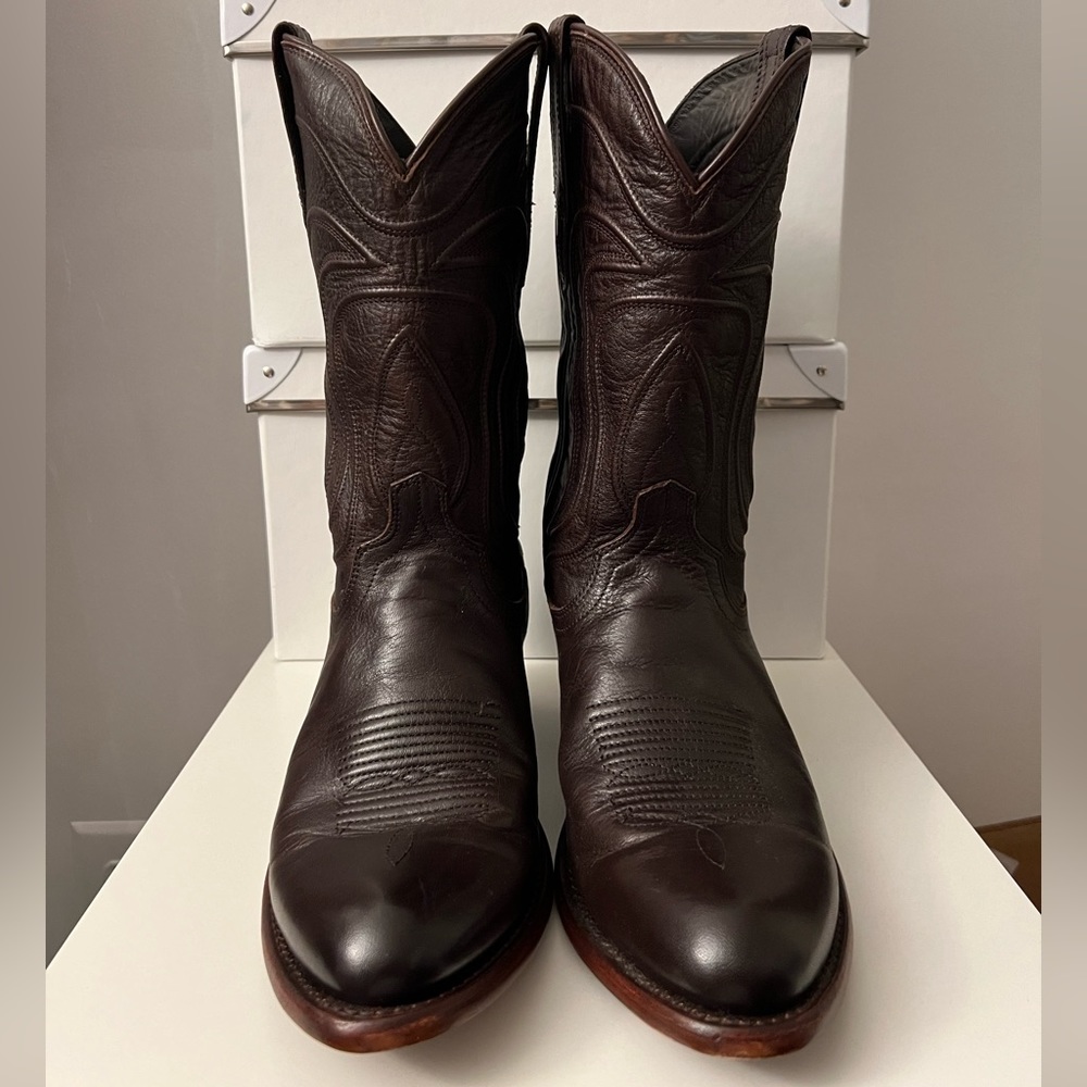 Men’s Tecovas The Cartwright Boots in Brown - Size 10.5